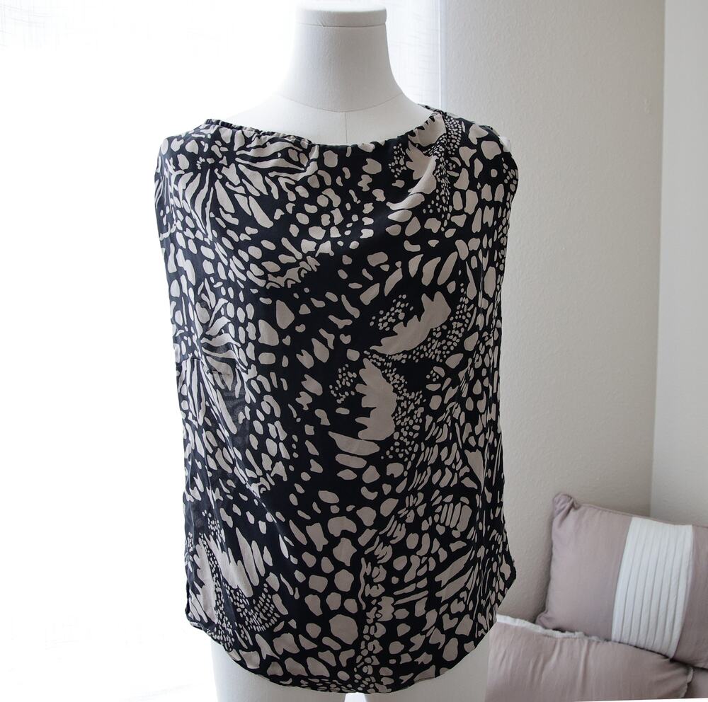 Chico's Black Label silk top size XS